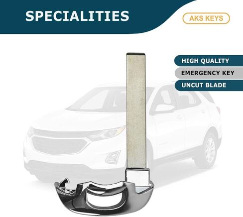 بديل لمفتاح الطوارئ شيفروليه مفتاح شفرة غير مقطوع مع أرقام أجزاء Keyway HU100 5929363 متوافق مع 2016-2021 سنوات مختارة (1) in Saudi Arabia