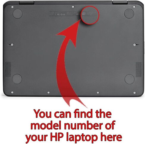 mCover Case Compatible for 2019～2020 11.6" HP Chromebook X360 11 G2 EE G2EE Laptops Only (NOT Fitting Any Other HP Models) - Clear in Saudi Arabia
