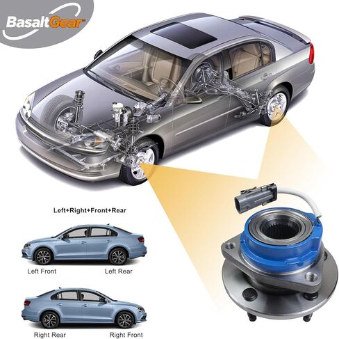 زوج 513121 محاور محمل العجلات الأمامية لسيارة Chevy Impala Monte Carlo Buick Lacrosse Lesabre Cadillac DTS Pontiac Grand Prix، الخلفية لسيارة Chevy Uplander Venture in Kuwait