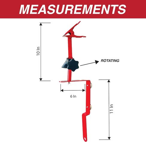 Lauco Paint-N-Stick Side View Mirror Stand Holder With Clamp, Autobody Repair Plier With Holder Set (PPH1673) in Saudi Arabia