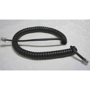Nortel 7 Ft. Dark Gray Handset Cord for T7100, T7208, T7316, T7316e Phones - 11 inches Long / 7 Foot When Stretched
