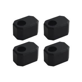 ملحق طابعة FYSETC Prusa ثلاثية الأبعاد - جورب سيليكون كتلة سخان MK4: سهل التركيب جزء Hotend عازل لحماية غطاء رأس الطباعة من السيليكون المتوافق مع Prusa MK3.9 XL - أسود، حزمة من 4 in Kuwait