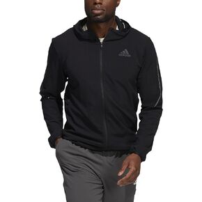 ADIDAS MEN’S HEAT.RDY WARRIOR TRAINING LIGHTWEIGHT JACKET, BLACK, LARGE
