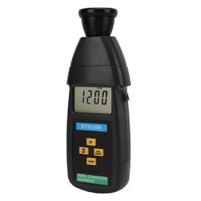 DT2239B LCD Digital Stroboscope High Accuracy Handheld Flash Tachometer Non Contact Stroboscope Tachometer 60-19,999RPM