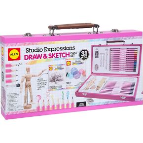 مجموعة أدوات الرسم والرسم من ALEX Art Studio Expressions in Kuwait