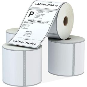 12 Rolls 9000 Labels 4"x2" Direct Thermal Barcode Shipping Labels Compatible with Rollo, Zebra, Munbyn, Polono and Other Desktop Thermal Labels Printers,Strong Adhesive Multipurpose Labels