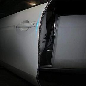 eing 4 x Car Door Edge Strip Scratch Resistant Rubber Strip 90cm White