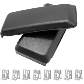 Left + Right Front Bumper Guards Pads Inserts Pads End Caps Cover Trim Replacement for Ford F150 F-150 2018 2019 2020