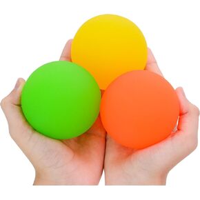 Entervending Bouncy Balls - Huge Bouncing Balls - 2.35" Inches Jumbo Bounce Balls - Frosty Bouncing Balls for Kids - Bouncing Balls Party Favors