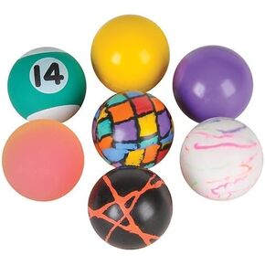 ~ 12 ~ Hi Bounce Balls ~ 27mm 1 Inch ~ New
