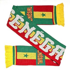 Euroscarves Senegal Soccer Knit Scarf