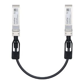 GoodTop 10G SFP+ Twinax Cable, Direct Attach Copper(DAC) Passive Cable, 0.25m (0.82ft),Compatible with Cisco,Mikrotik, Intel, Fortinet, Netgear, D-Link, Supermicro, TP-Link