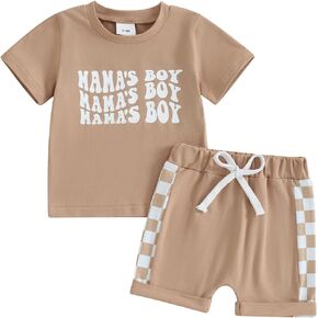 MERSARIPHY Summer Toddler Infant Boy Clothes Short Sleeve T Shirts Tops Camouflage Shorts Set Cute Baby Boy Outfits