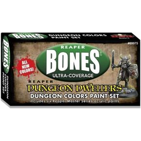 REAPER Mini Dungeon Dwellers Colors Set (6) 09975 Master Series Acrylic Paint