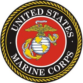 United States Marine Corp - Sticker Graphic - Auto, Wall, Laptop, Cell, Truck Sticker for Windows, Cars, Trucks