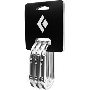Black Diamond Equipment Oval Keylock 3 Pack - Polished