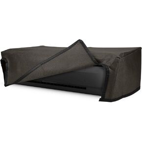 غطاء غبار kwmobile متوافق مع HP Officejet 250 - حافظة الطابعة - غطاء واقي من القماش - رمادي داكن in Kuwait