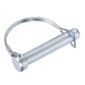 METALLIXITY Safety Coupler Pin (1/2"x2.56"/12x65mm), Shaft Locking Pin W Round Arch Wire Retainer - for House Construction, Tractors, Trailers, Trucks