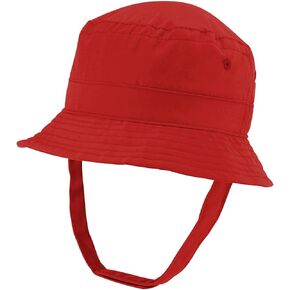 Trendy Apparel Shop Infant Light Weight Bucket Hat with Chin Strap