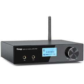 Facmogu DAP-23C 2.1CH 200W Karaoke Wireless Bluetooth Amplifier Receiver w/Subwoofer Output, HDMI ARC/Optical/MIC In, RMS 60Wx2 Home Theater Audio Stereo Amp Digital Amplifier Treble/Bass/Echo/USB/RCA