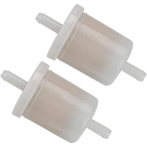 Harbot 5/16" Inline Fuel Filter for Kubota 12581-43012 BX25 ZD21 BX2360 BX2370 BX23 BX24 BX23D BX2660 BX24D BX25 BX2660D BX2670 BX2350 BX2200 BX2230 ZD25 Lawn Tractor Mowers (2 Pack)