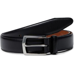 Johnston & Murphy Men's Feather Edge Belt, Black, 38