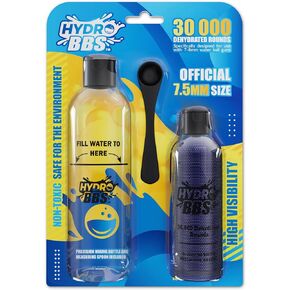 HYDROBBs Water Gel Pellets Ammo Refill - 30,000 7.5 mm Water Balls Designed to Fit 7-8mm Blaster Guns