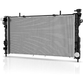 DWVO Radiator Complete Radiator Compatible with 2005-2007 Chrysler Town & Country Dodge Grand Caravan 3.3L 3.8L V6
