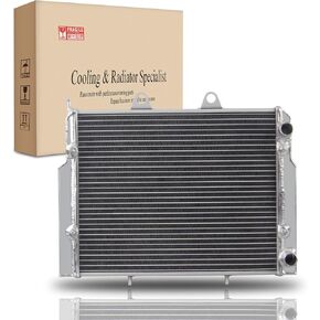 Aluminum Radiator OEM Replacement for 2007-2017 Polaris RZR 570/800/ 800S EFI OEM 1240319 1240444 2008 2009 2010 2011 2012 2013 2014 2015 2016