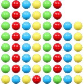Laviesto Game Replacement Balls, 60 Pieces Game Replacement Marbles Balls Compatible with Hungry Hungry Hippos(4 Colors of Red, Blue,Yellow and Green) in Kuwait