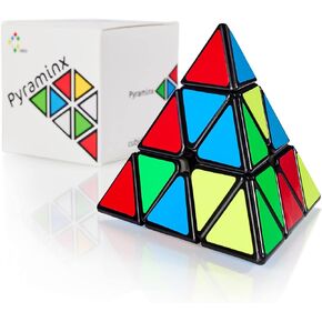 مكعب الهرم السحري من CUBIDI® - لعبة فيدجيت - هدايا للأولاد بعمر 8 سنوات فما فوق - ألغاز تحفيز الدماغ - لعبة ضد الإجهاد - ألعاب صغيرة وأصابع مثالية كلعبة سفر
