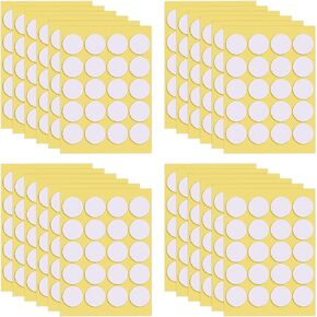 480pcs Candle Wick Stickers Heat Resistance Double-Sided Stickers for Candle Making,20mm in Kuwait