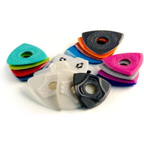 Bog Street SAMPLER PACK, 17 Picks Total, Ergonomic Guitar Picks Variety Pack Made in the USA