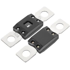 Scelrin 2 قطعة 125A MEGA/AMG Fuse، صمام تيار عالي للسيارات والشاحنات ومركبات البناء والحافلات والسيارات القوافل والقوارب (125A)
