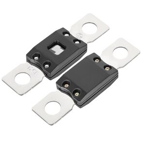Scelrin 2Pcs 125A MEGA/AMG Fuse, High Current Bolt-on Fuse for Cars, Trucks, Construction Vehicles, Buses, Caravans Cars, Boats (125A)