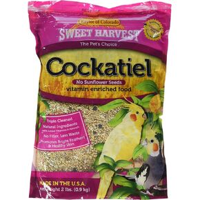 Sweet Harvest Kaylor-Made Cockatiel Food Without Sunflower