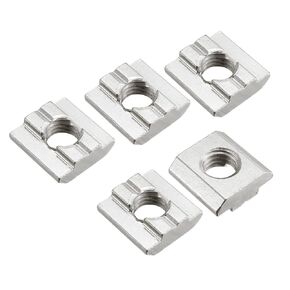 uxcell Slide in T-Nut, M6 Threaded for 3030 Series Aluminum Extrusions Profile, Pack of 15