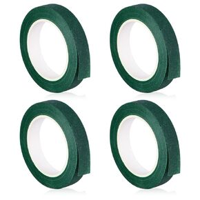 Aruicheng Floral Tape 4Rolls Flower Tape 0.47 Inch Florist Tape Colorful Floral Tape Decorative Tape for Fresh Flower Bouquets and Flower Arrangements Crafts