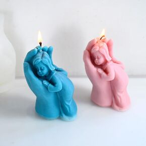 Mother's Hand Candle Silicone Mold DIY Handmade Soap Hand Holder Baby Modeling Candle Making Plaster Decoration
