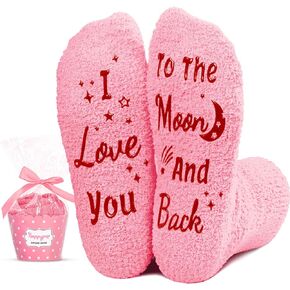 HAPPYPOP Mothers Day Gifts For Mom Sister Girlfriend Aunt Grandma Wife, Gifts for Her I Love You to the Moon and Back