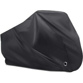 AlleTechPlus Bike Cover Outdoor Waterproof Bicycle Covers Rain Sun UV Dust Wind Proof with Lock Hole Anti-Theft for Mountain Road Electric Bike XL