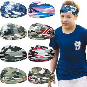 عصابة رأس رياضية للرجال مكونة من 6 قطع من Yxiang للجري وركوب الدراجات وكرة السلة واليوجا وتمارين اللياقة البدنية قابلة للتمدد للجنسين in Kuwait