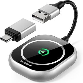 SMQMAW Wireless CarPlay Adapter, Converts Factory Wired CarPlay to Wireless CarPlay Dongle Plug & Play CarPlay Wireless Adapter for Cars from 2015 & for Apple iPhone iOS 10+ Silver