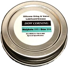 Dow Corning Molykote 111 Oring/Valve Lubricant/Sealant, 1/2oz (Repackaged for Smaller Applications), Water Resistant Lubricant, Food Grade Lubricant, Dow 111
