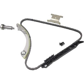 GDO Engine Timing Chain Kit with Chain Guide Tensioner Sprocket 12680750 94201S for Buick Chevy GMC Pontiac Saab Saturn 2.0L 2.2L 2.4L L4 Timing Chain Set