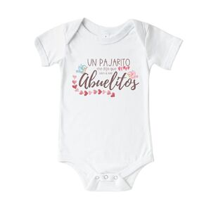 Pajarito Me Dijo Abuelito And Abuelita To Be, Grandma And Grandpa Baby Announcement In Spanish, Cute Pregnancy Announcement Gifts For Grandparents, Surprise Baby Reveal Ideas Abuelitos To Be.
