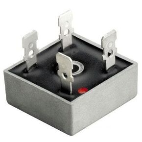 Major Brands MB358 Bridge Rectifier Diode, 4-Pin, 800 Volt, 35 Amp, 11.5 mm H x 30 mm W x 30 mm L (Pack of 2)