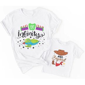 to Infinity Matching Shirt Mommy and Me Outfits You've Got a Friend in Me Tshirt Casual Summer Tops