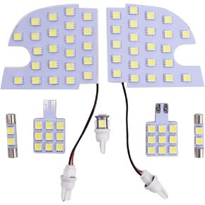 GAZOZ PERFORMANCE Super Bright Xenon White 7-Piece Set | LED Lights for Car Interior, Car Accessories | Compatible With For Toyota GR86 ZN8/ZD8 2022-2023 BRZ and subaru brz interior lights