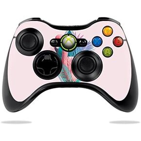 MightySkins Skin Compatible with Microsoft Xbox 360 Controller - Flamingo Vice | Protective, Durable, and Unique Vinyl Decal wrap Cover | Easy to Apply, Remove, and Change Styles | Made in The USA